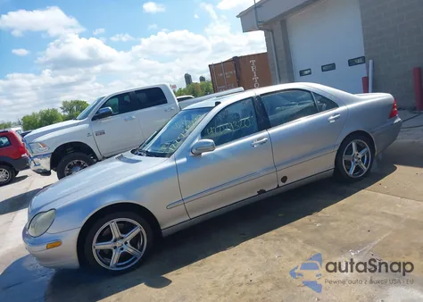 2002 Mercedes-Benz S 500 from USA, damaged, VIN WDBNG75J52A239423